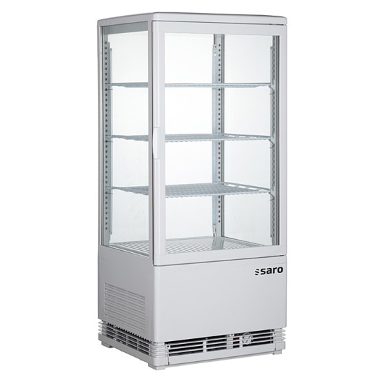 SARO Mini-koelvitrine - SC 80 wit