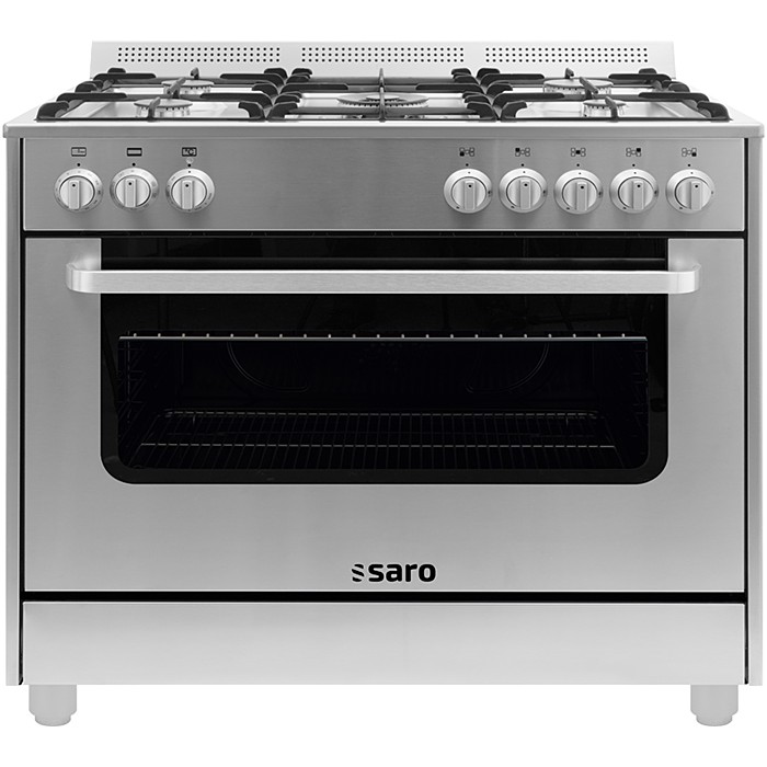 SARO Multifunctioneel  gasfornuis met electrische oven - TS95C61LX