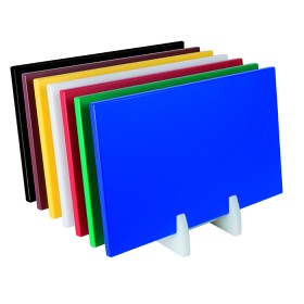 SARO Polyethyleen snijplank met antislip pootjes zwart