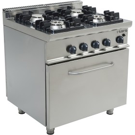 SARO Gasfornuis met gasbakoven - E7/KUPG4LO