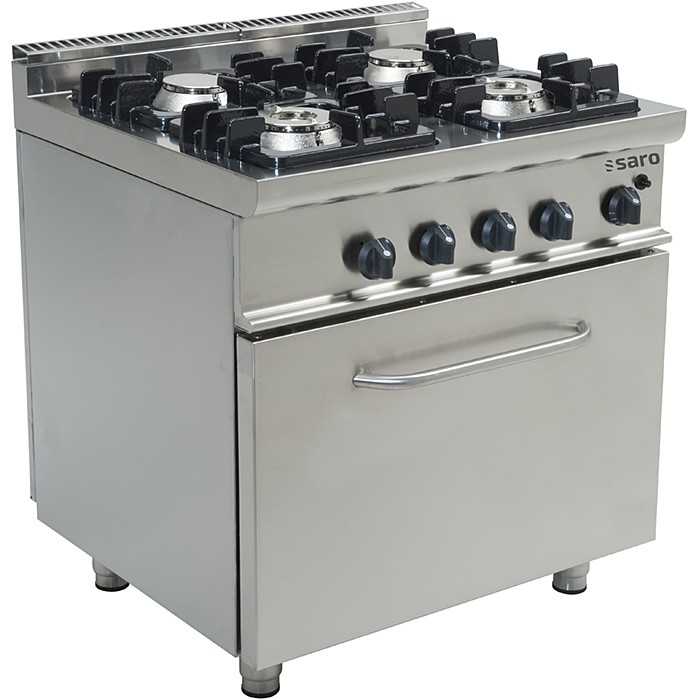 SARO Gasfornuis met gasbakoven - E7/KUPG4LO