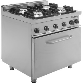 SARO Gasfornuis met electrische oven - E7/KUPG4LE