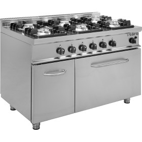 SARO Gasfornuis met gasbakoven - E7/KUPG6LN