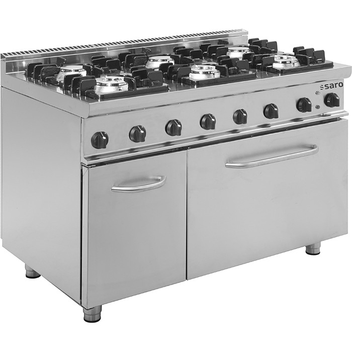 SARO Gasfornuis met electrische oven - E7/KUPG6LE