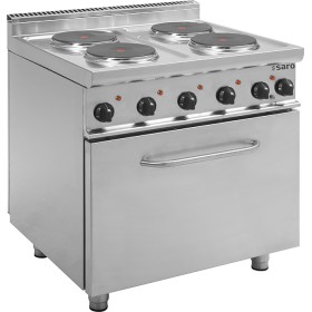 SARO Electrische Doorkookplaat met electrische oven - E7/CUET4LE