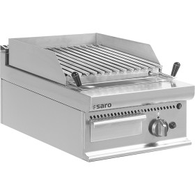 SARO Gas lavasteengrill Tafel- E7/BS1BB