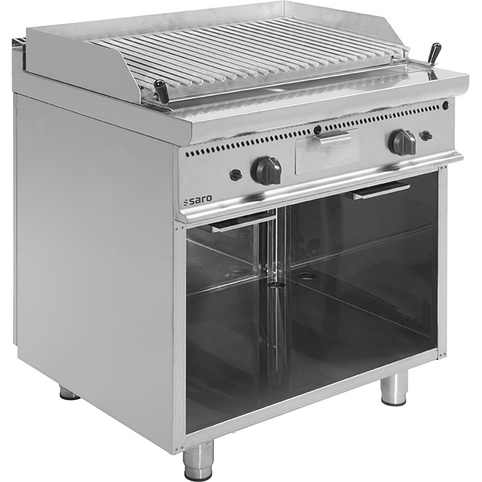 SARO Gas Lavasteengrill Tafel- E7/BS2BA