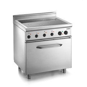 SARO Keramisch fornuis met electrische oven tafel- E7/CVE4LE