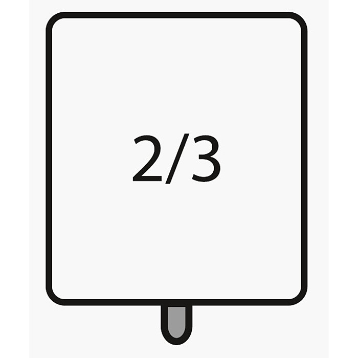 SARO E7/CPCEXD Pasta mand: 2/3 GN