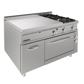 SARO Doorkookplaat fornuis elektrische oven + 2 branders + deur LQ - - LQ / TPG6LE