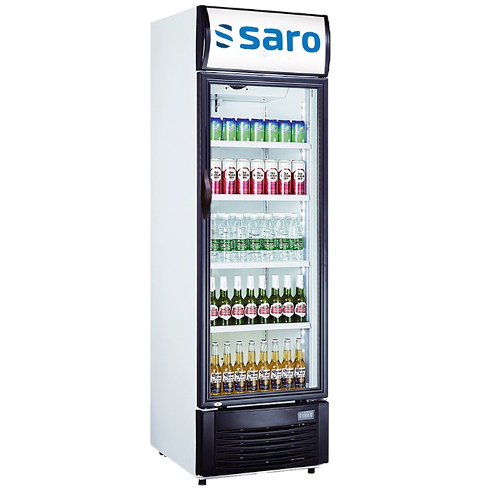 SARO Flessenkoeler met glasdeur - GTK 382