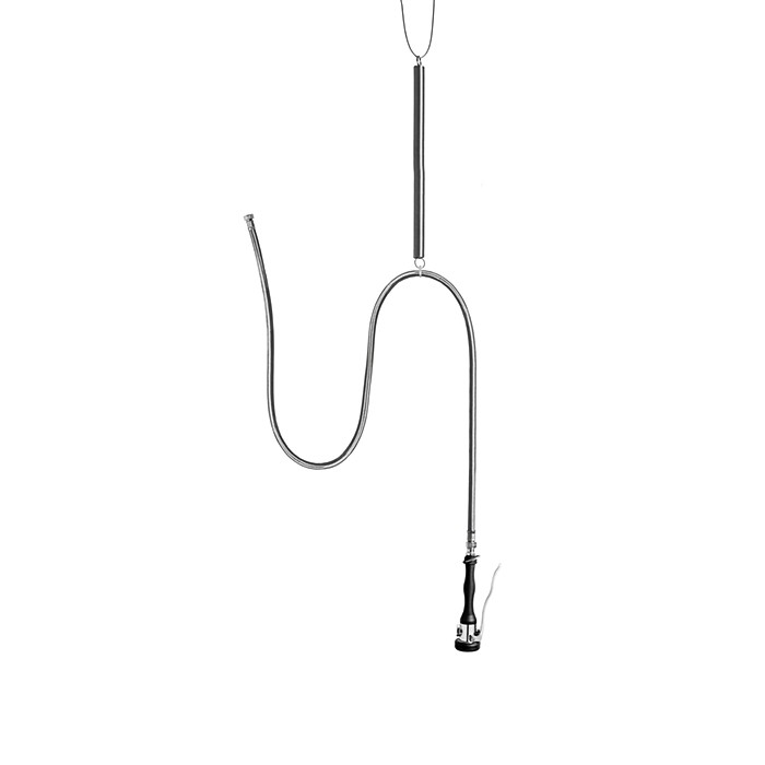 SARO hangende douche met plafondbevestiging - ROSA (2M)
