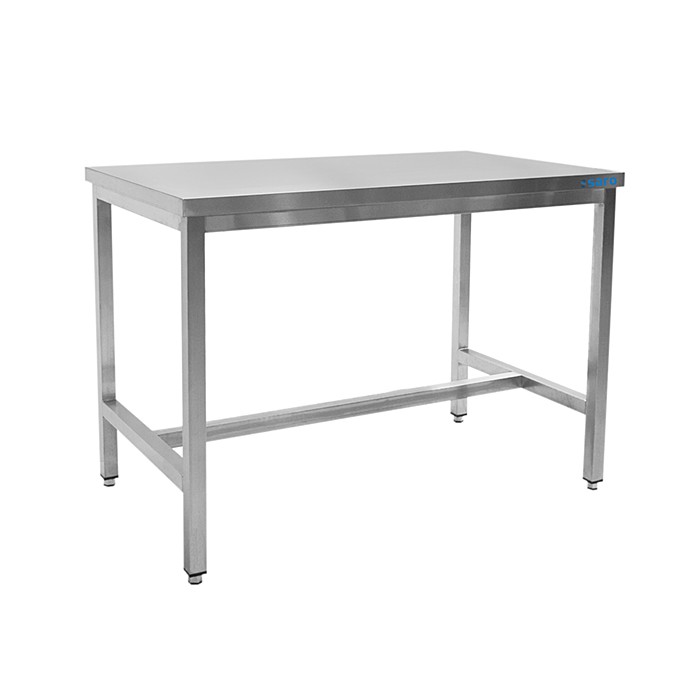 SARO Roestvrijstalen tafel zonder onderblad - 600 mm diepte 2000 mm