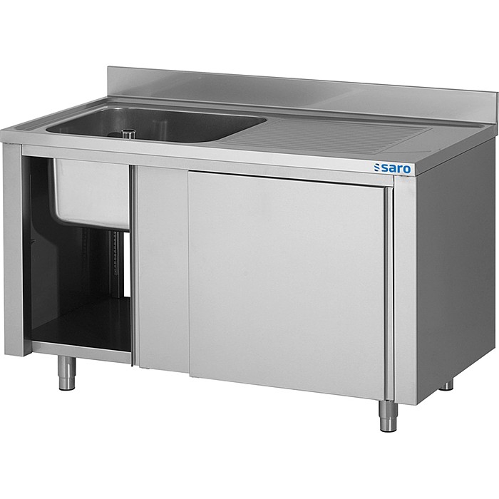 SARO Spoelbakkasten met schuifdeuren 1200
