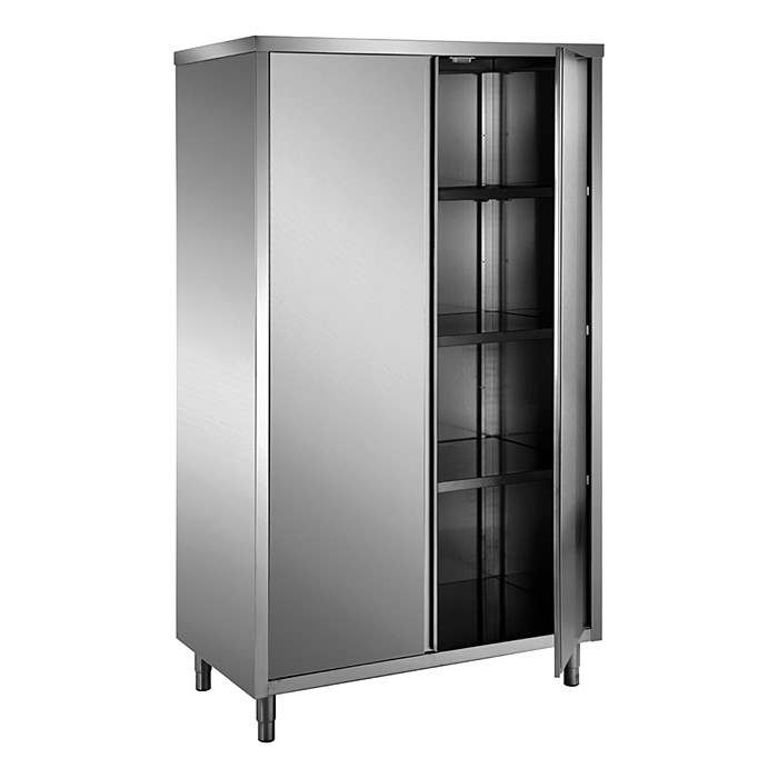 SARO RVS opbergkasten met 2  draaideuren 1000x700 AISI 430