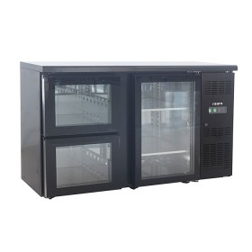 SARO barkoeler, 1 glazen deur + 2 laden, BC 2100 G S2