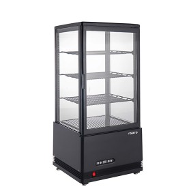 SARO Koelvitrine SC 80 AV, zwart