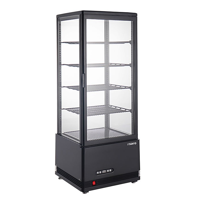 SARO Koelvitrine SC 100 AV, zwart