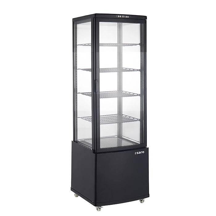 SARO Koelvitrine Model PHIL AV, zwart