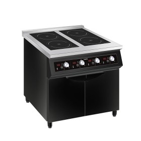 SARO Inductiekookplaat met 4 platen Model NIKOS