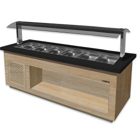 SARO Warm buffet model PREMIUM LINE SB-H 230 OAK