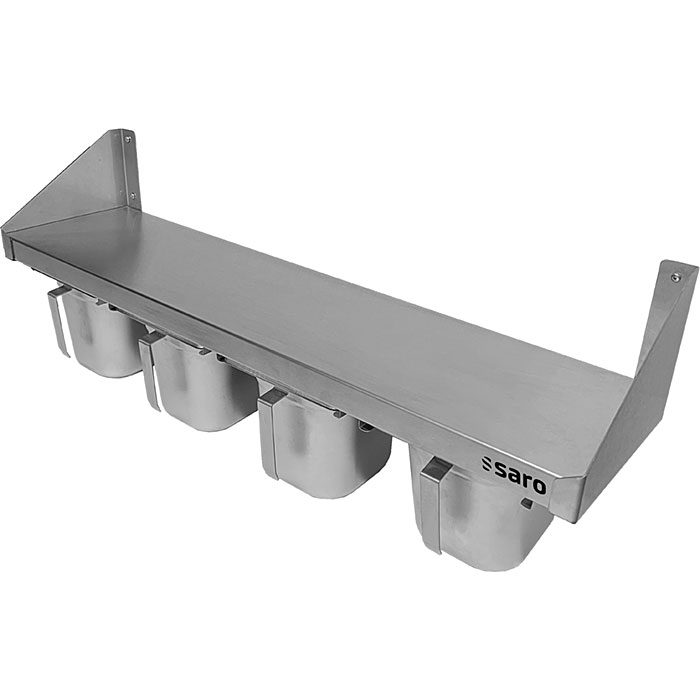SARO Roestvrijstalen Ingrediëntenrack 4x1/6 GN,CAMILLE
