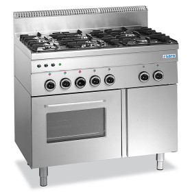 SARO Gasfornuis +Oven+Grill 6 Branders 600 Line, G6SFA6