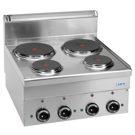 SARO Elektrisch fornuis 4 Velden,Tafelmodel 600Line,E46