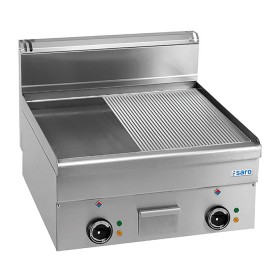 SARO Electric Grill Plate 1/2 Smooth 1/2 Ribbed,EFT66LR