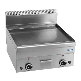 SARO Gas Grillplaat Glad Tafel 600x600  GFT66L