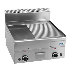 SARO Gas Grill Plate 1/2 Smooth 1/2 Ribbed,GFT66LR