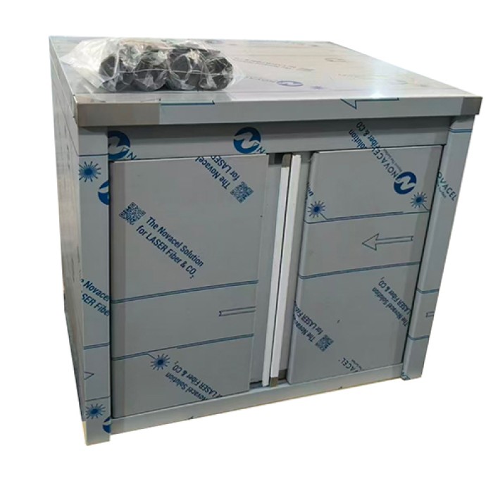 ADM RVS Wandkast met Klapdeur - L800 x D700 x H850 mm