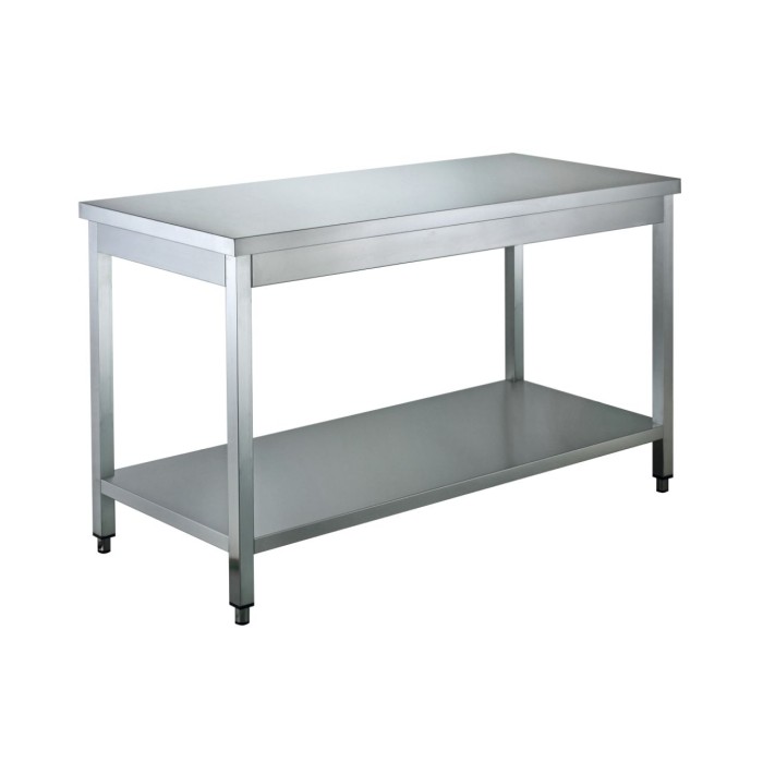 ADM RVS Werktafel 1000mm breed - 700mm diep met bodemschap