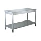 ADM RVS Werktafel 1000mm breed - 700mm diep met bodemschap