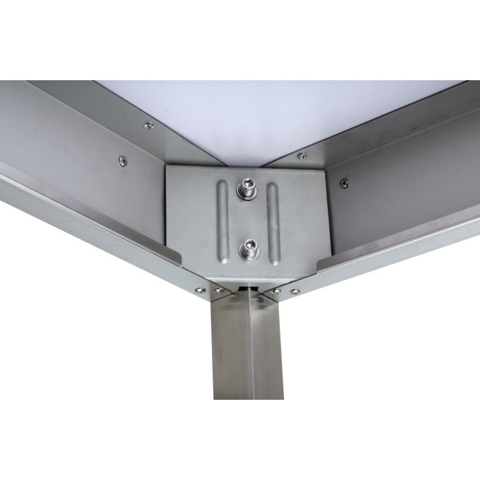 ADM RVS Werktafel 1000mm breed - 700mm diep met bodemschap