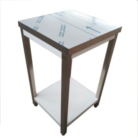 ADM RVS Werktafel 700mm breed - 700mm diep met bodemschap
